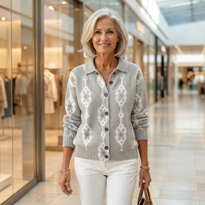 Blair™ - Artistic Print Cardigan