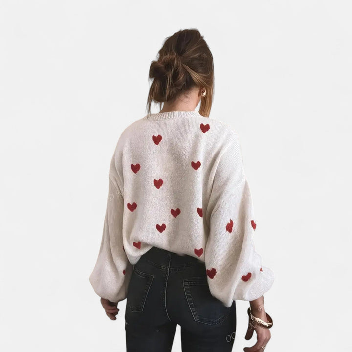 Isla Hearts Wool Sweater