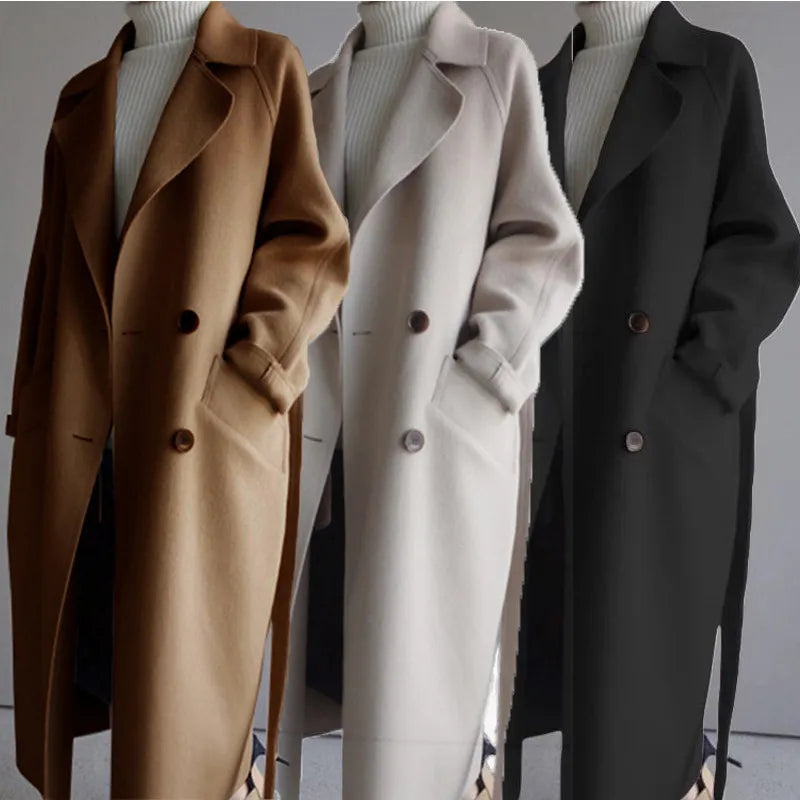 Danielle | Longline Wool Coat