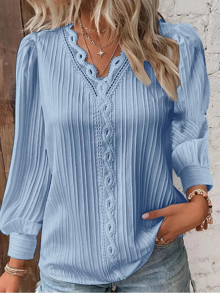 Andrea™ | Elegant Pullover Blouse