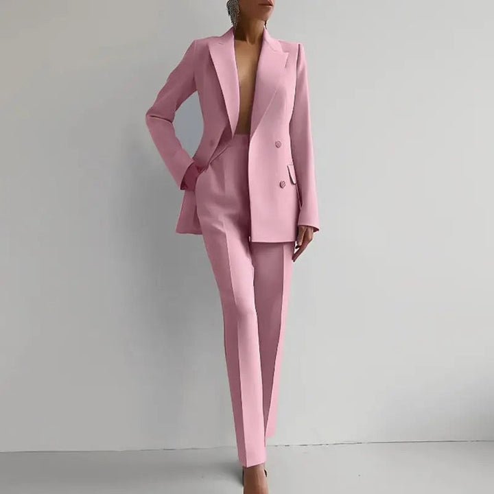 Amara - Women’s Slim Fit Tailored Cigarette Pantsuit
