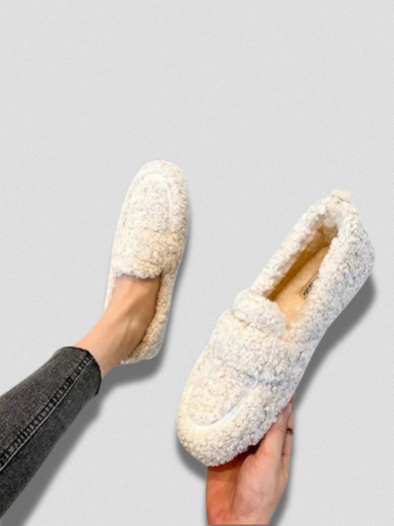 Clara | Cozy Fleece Loafers