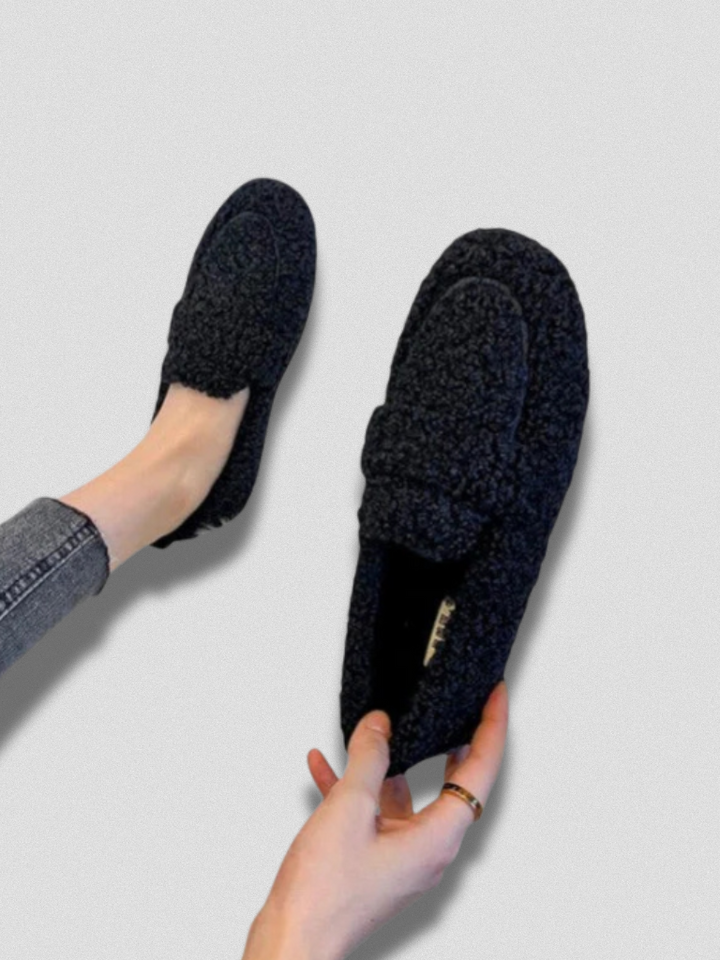 Clara | Cozy Fleece Loafers