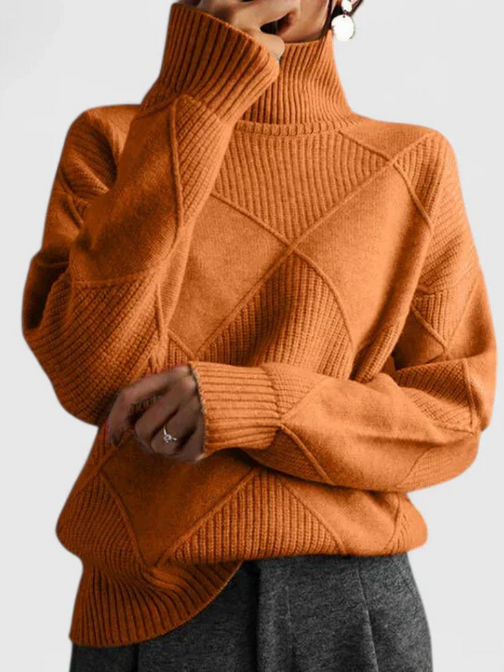 Tiffany | Geometric Knit Sweater
