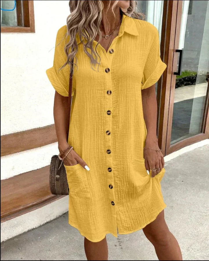 Hailey - Women’s Retro Shirt Dress
