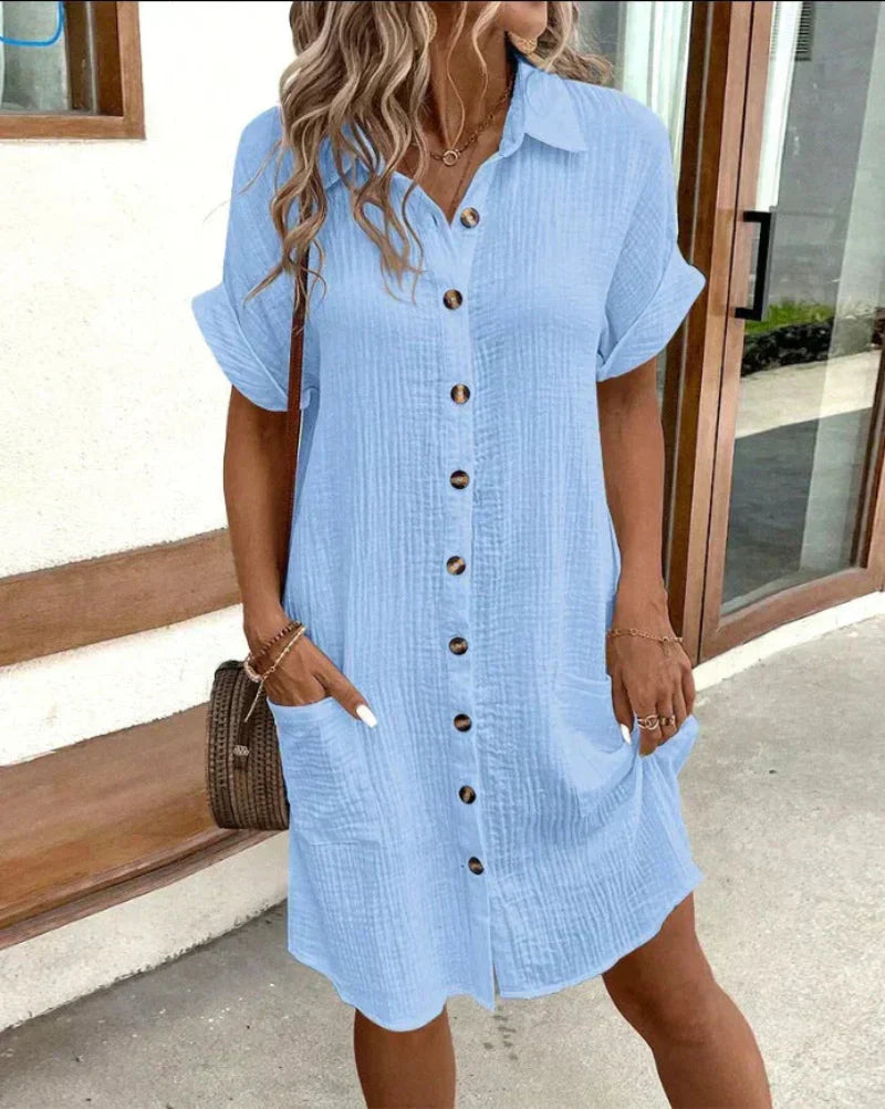 Hailey - Women’s Retro Shirt Dress