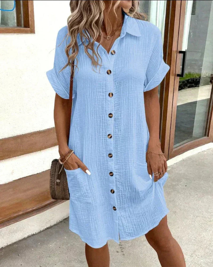 Hailey - Women’s Retro Shirt Dress