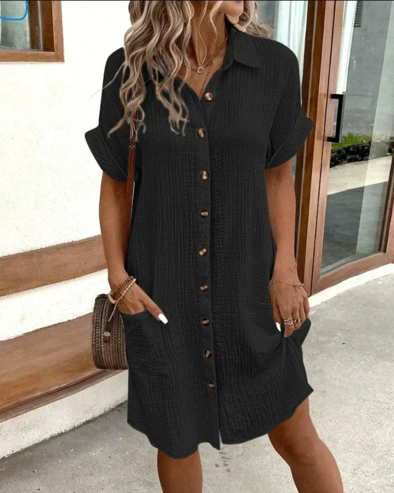 Hailey - Women’s Retro Shirt Dress