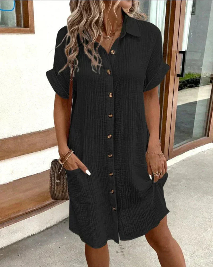 Hailey - Women’s Retro Shirt Dress